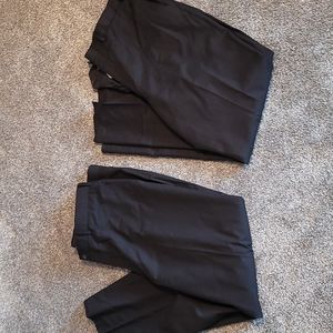 2 Black Dress Pants Bundle